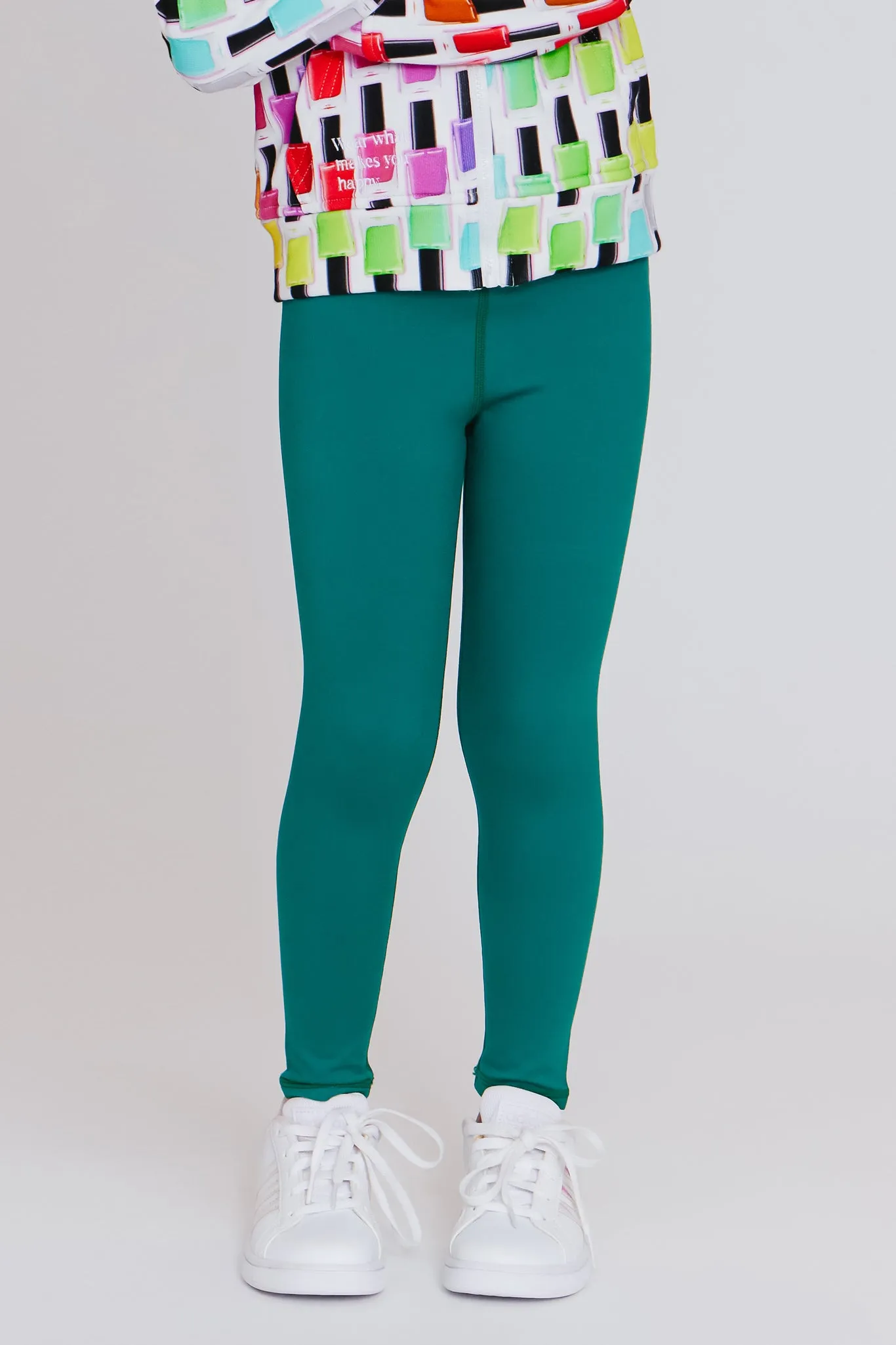 Kids TLC Leggings in Emerald