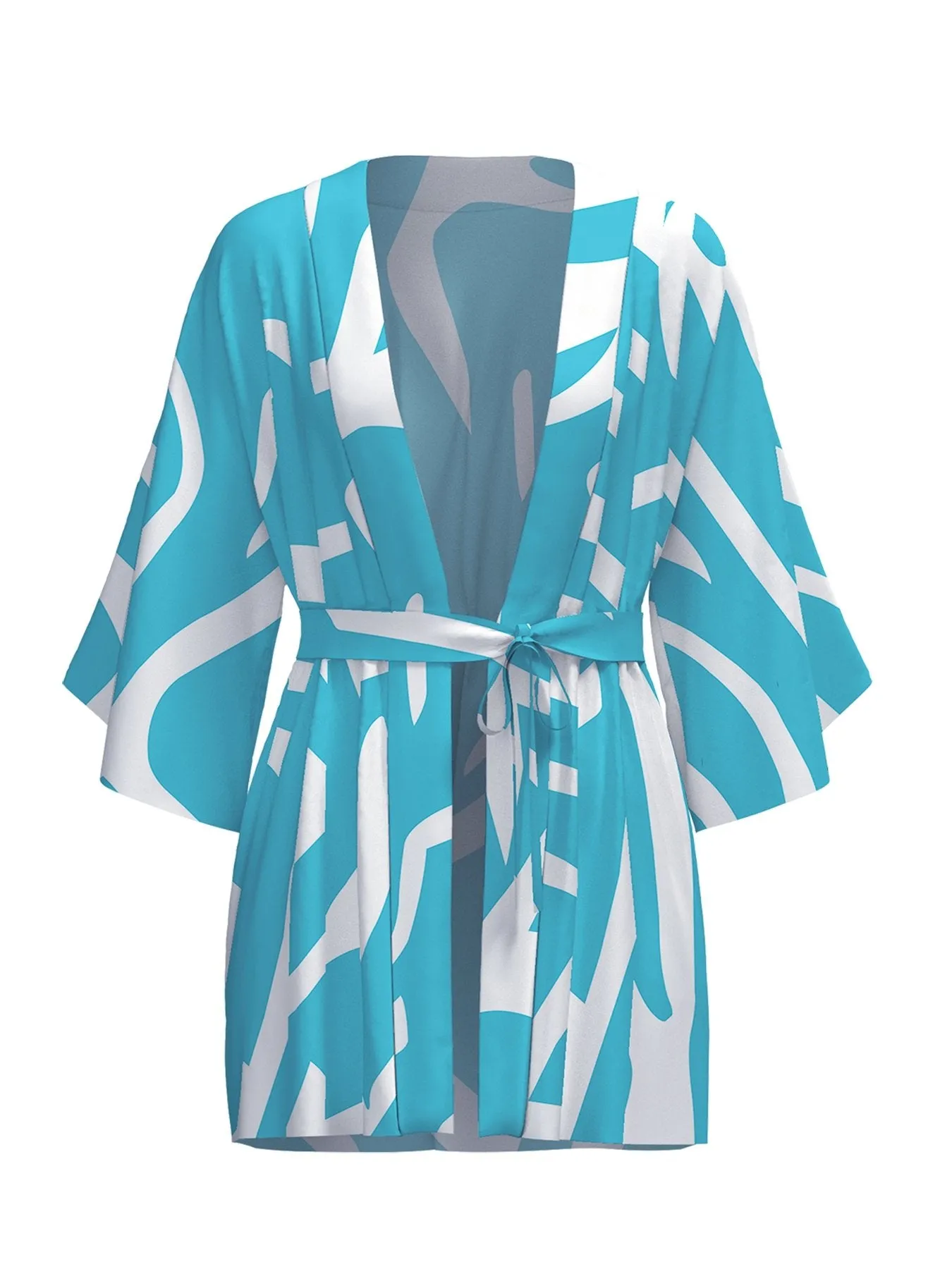 Kimono cabana - blue swirl