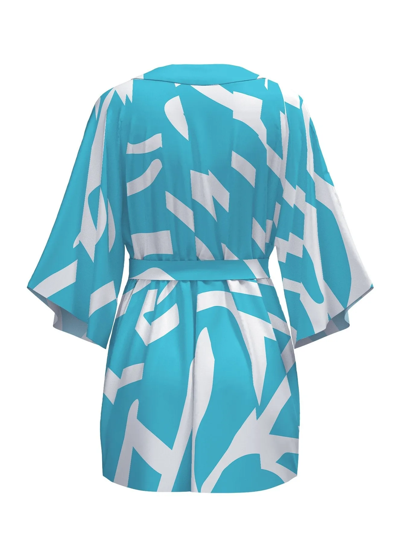 Kimono cabana - blue swirl