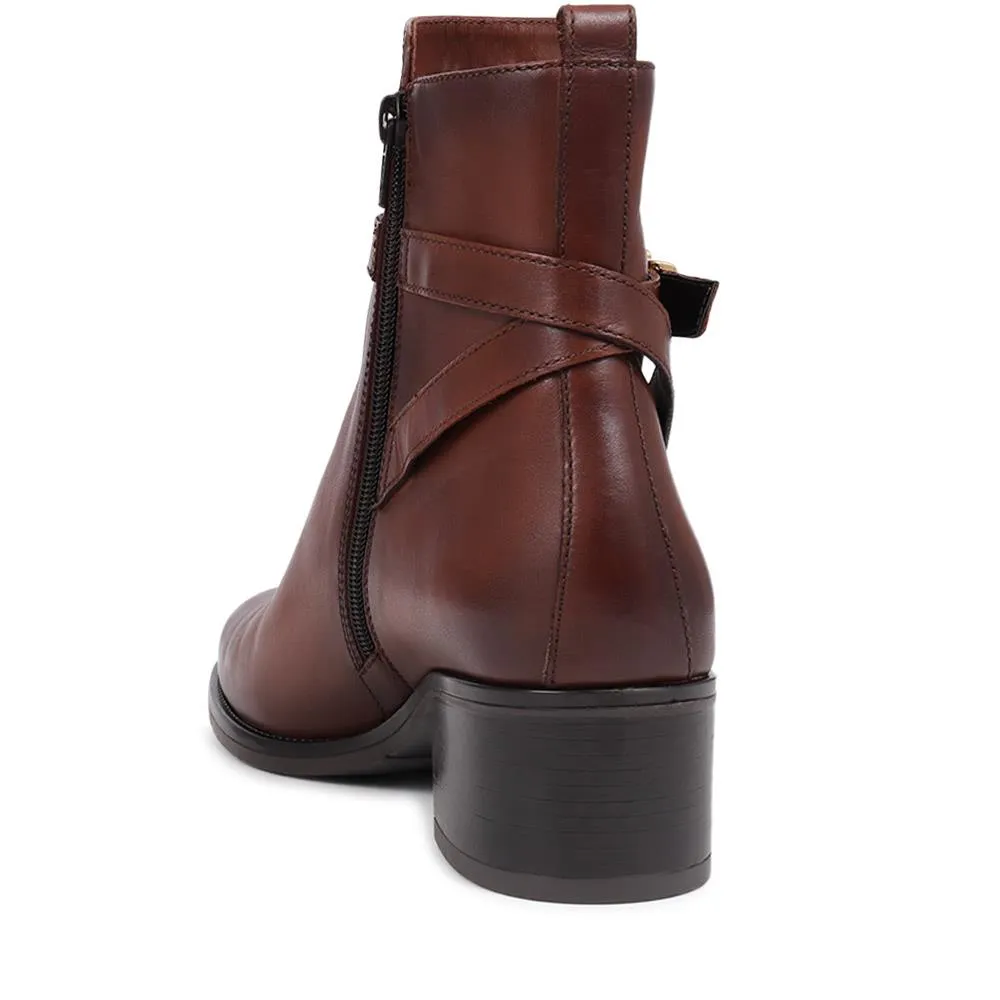 Kyra Leather Boots - Women's Fashion Footwear - Style: KYRA / 326 140