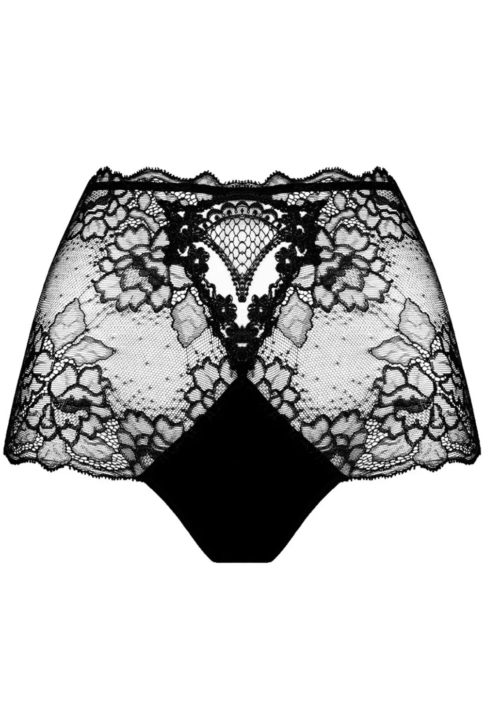 Lace High Waist Shorts - Sublime En Dentelle