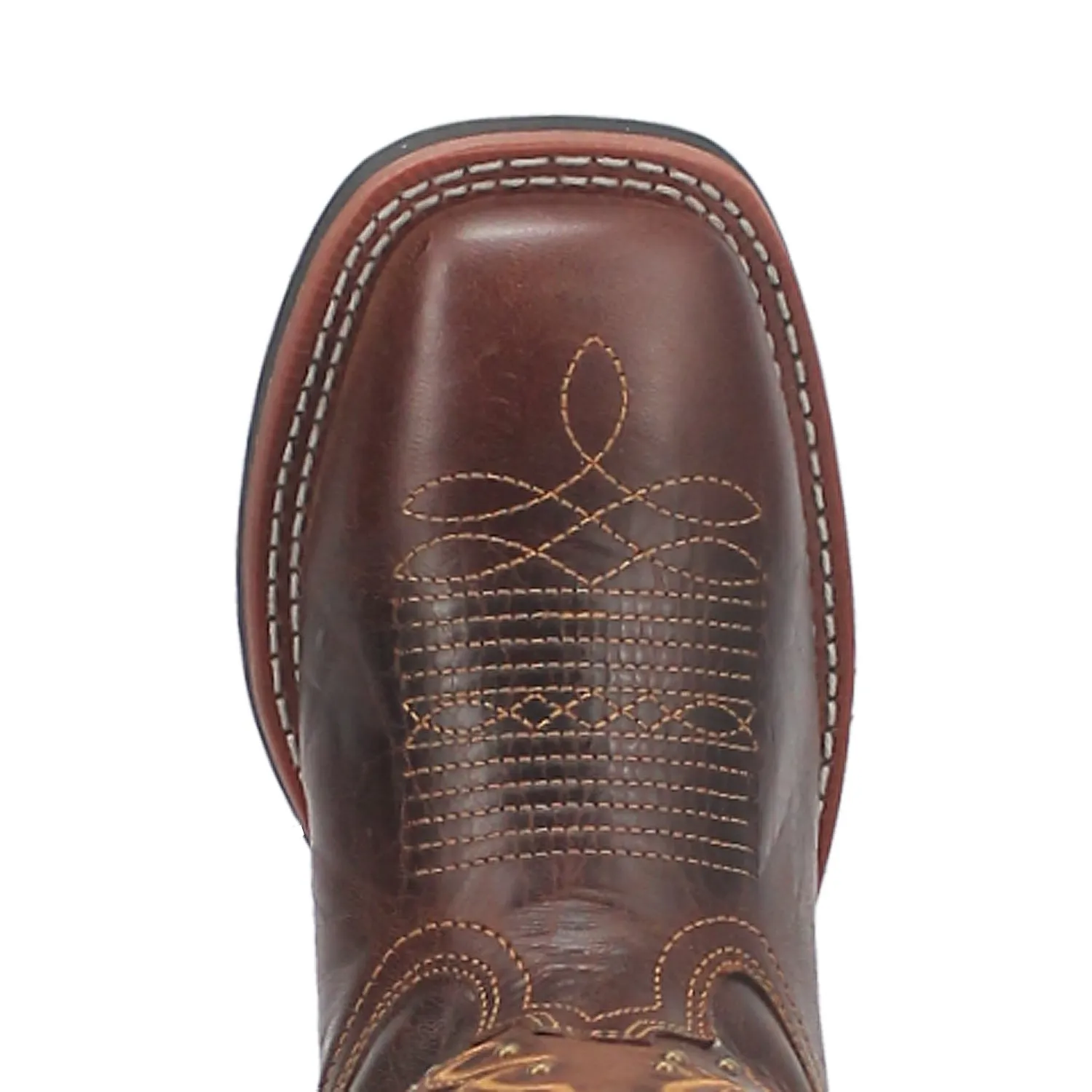 Laredo Lockhart Tan Leather Cowboy Boots for Women