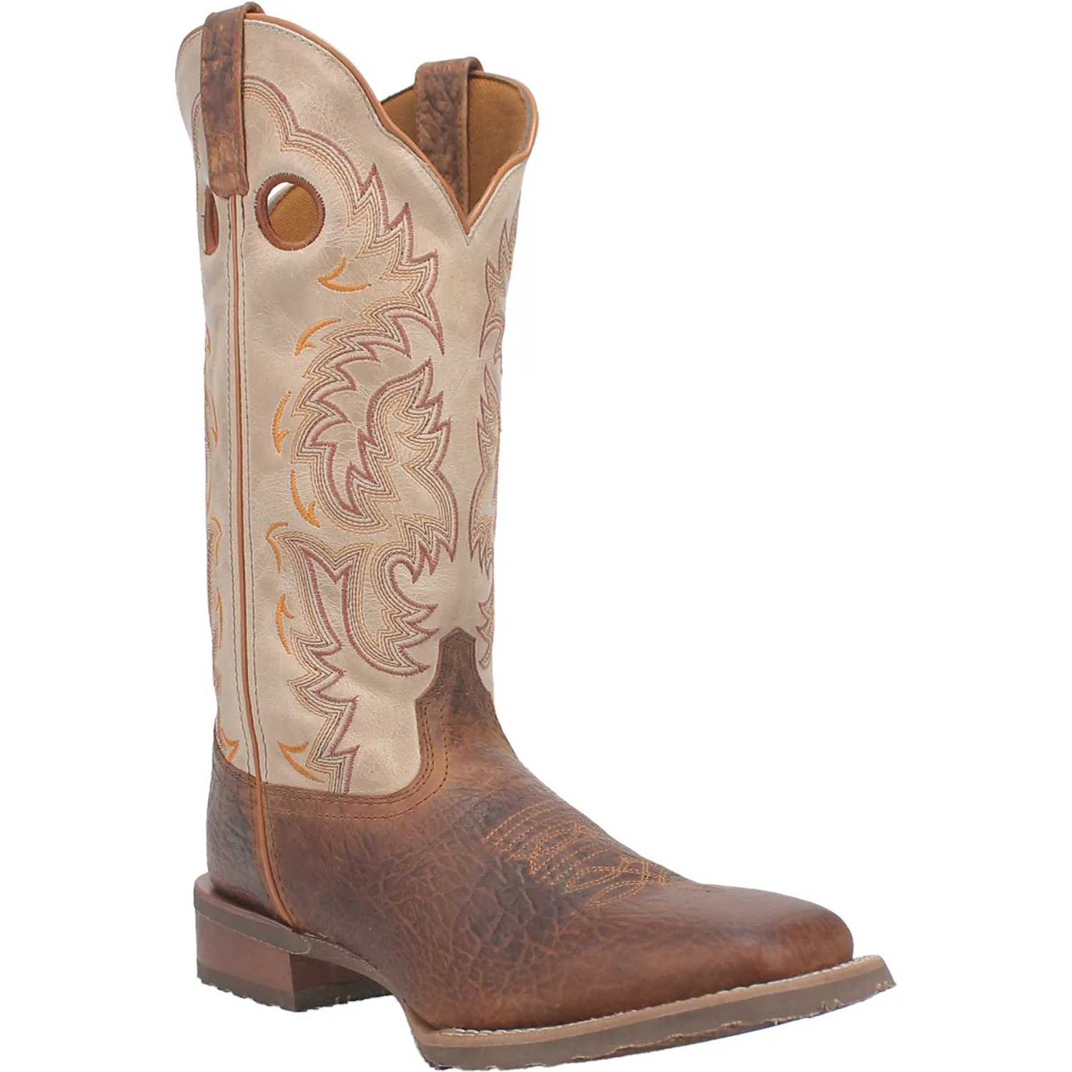 Laredo Peete Rust Leather Western Work Boots