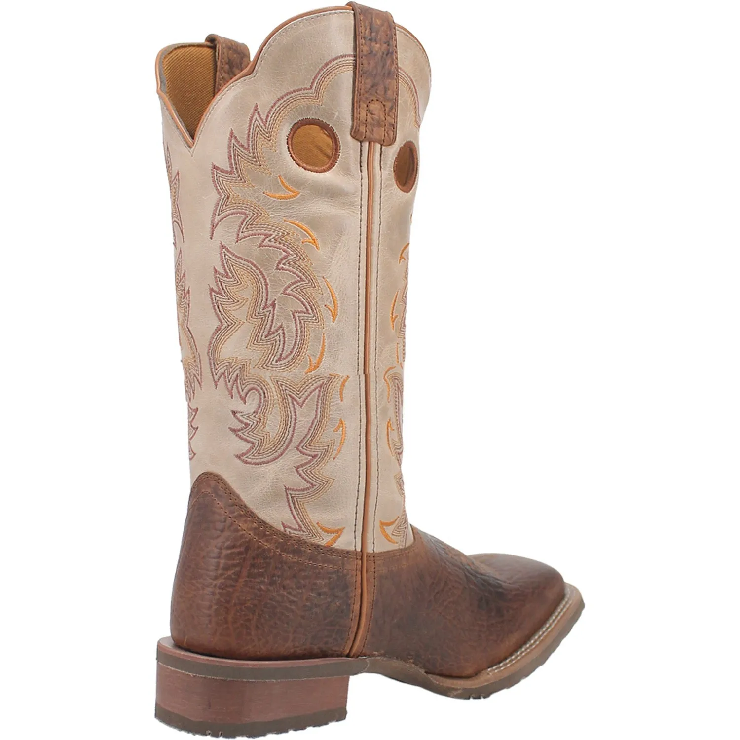 Laredo Peete Rust Leather Western Work Boots