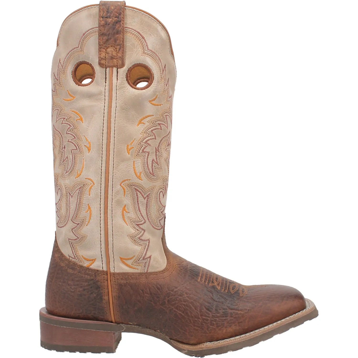 Laredo Peete Rust Leather Western Work Boots