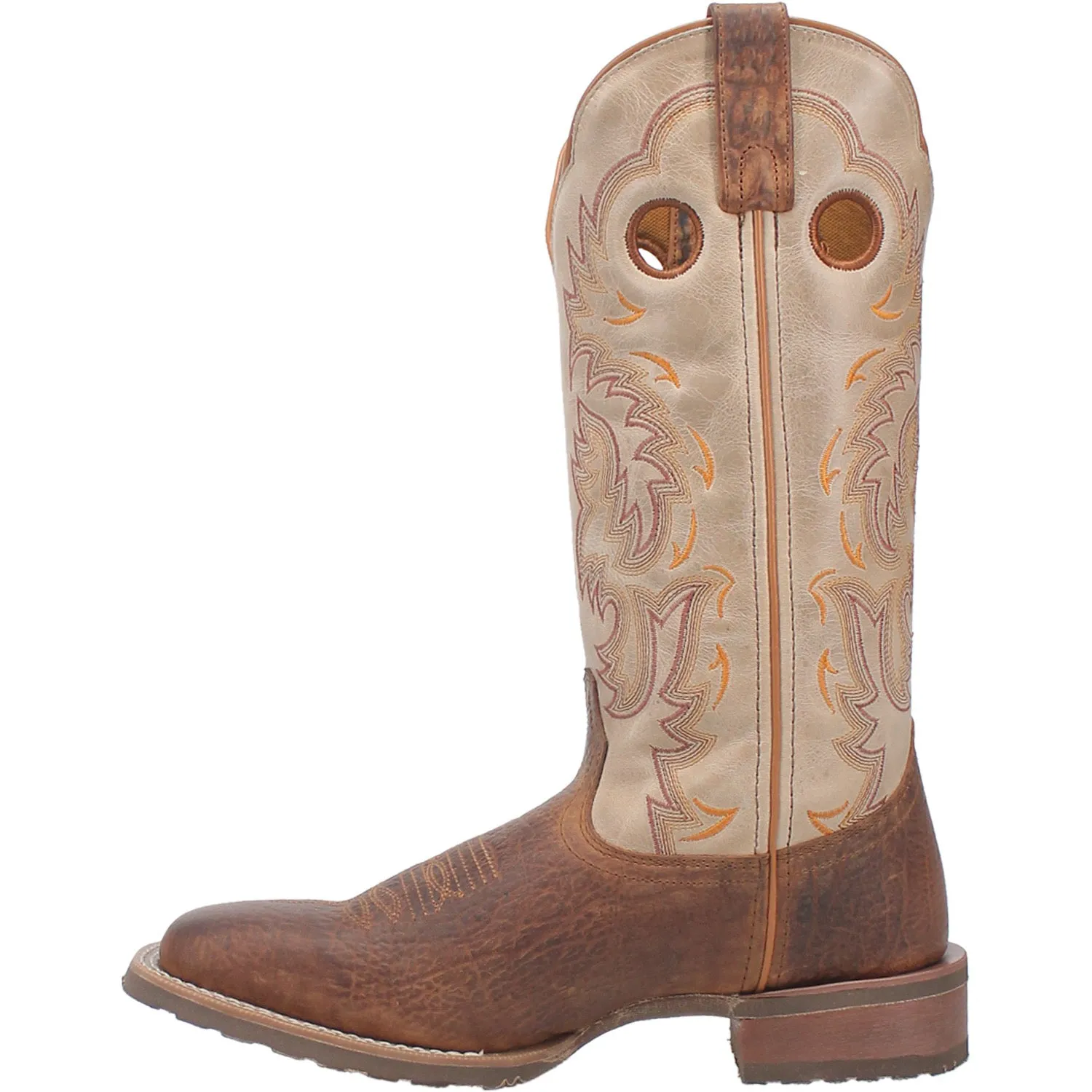 Laredo Peete Rust Leather Western Work Boots