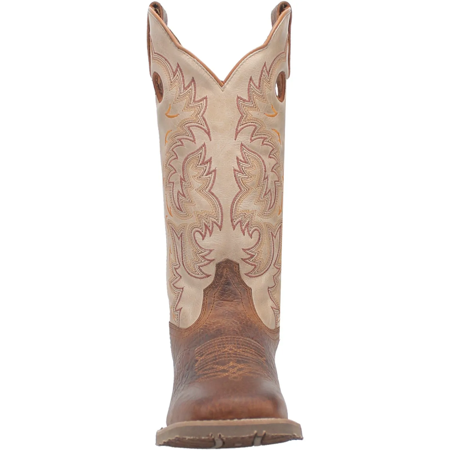 Laredo Peete Rust Leather Western Work Boots