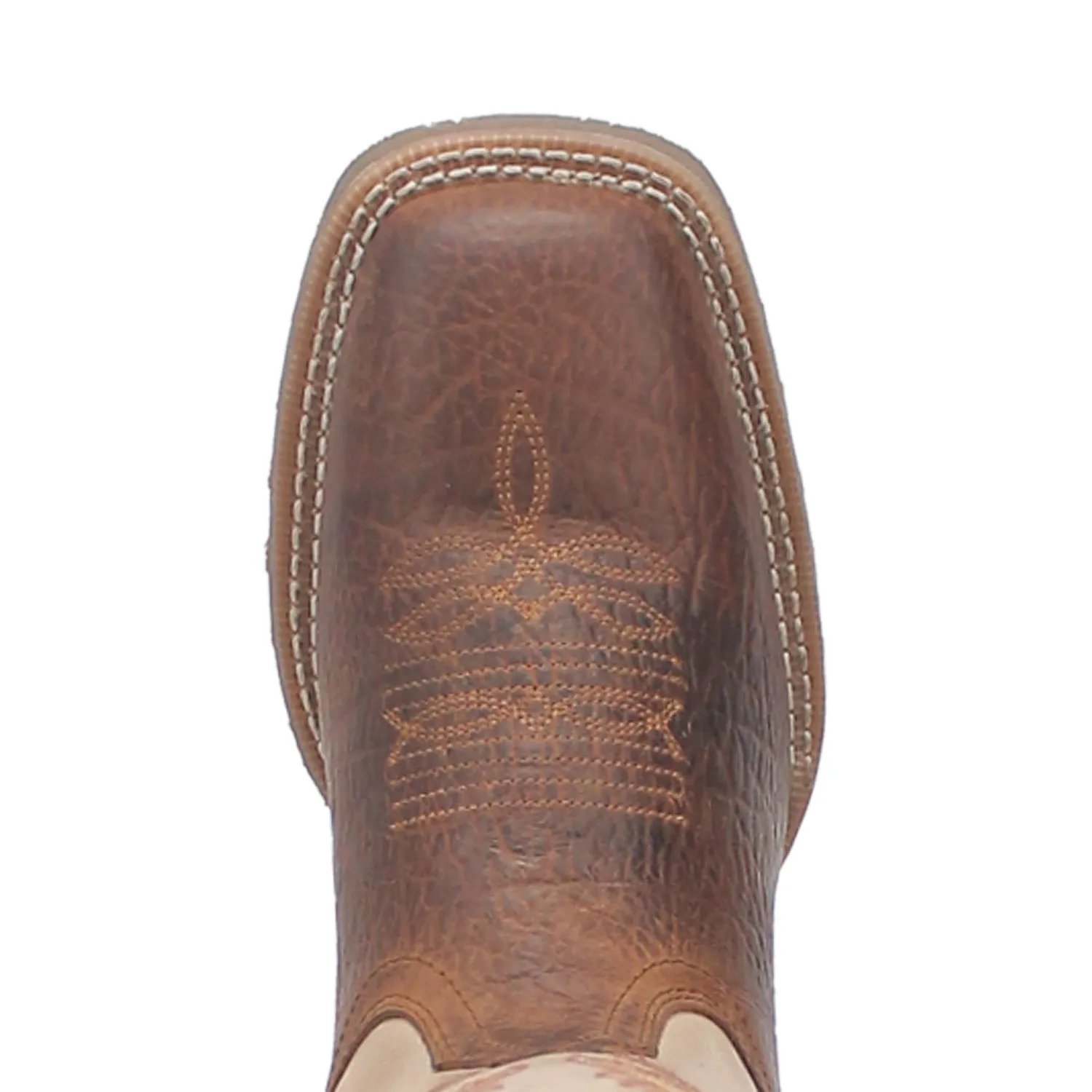 Laredo Peete Rust Leather Western Work Boots