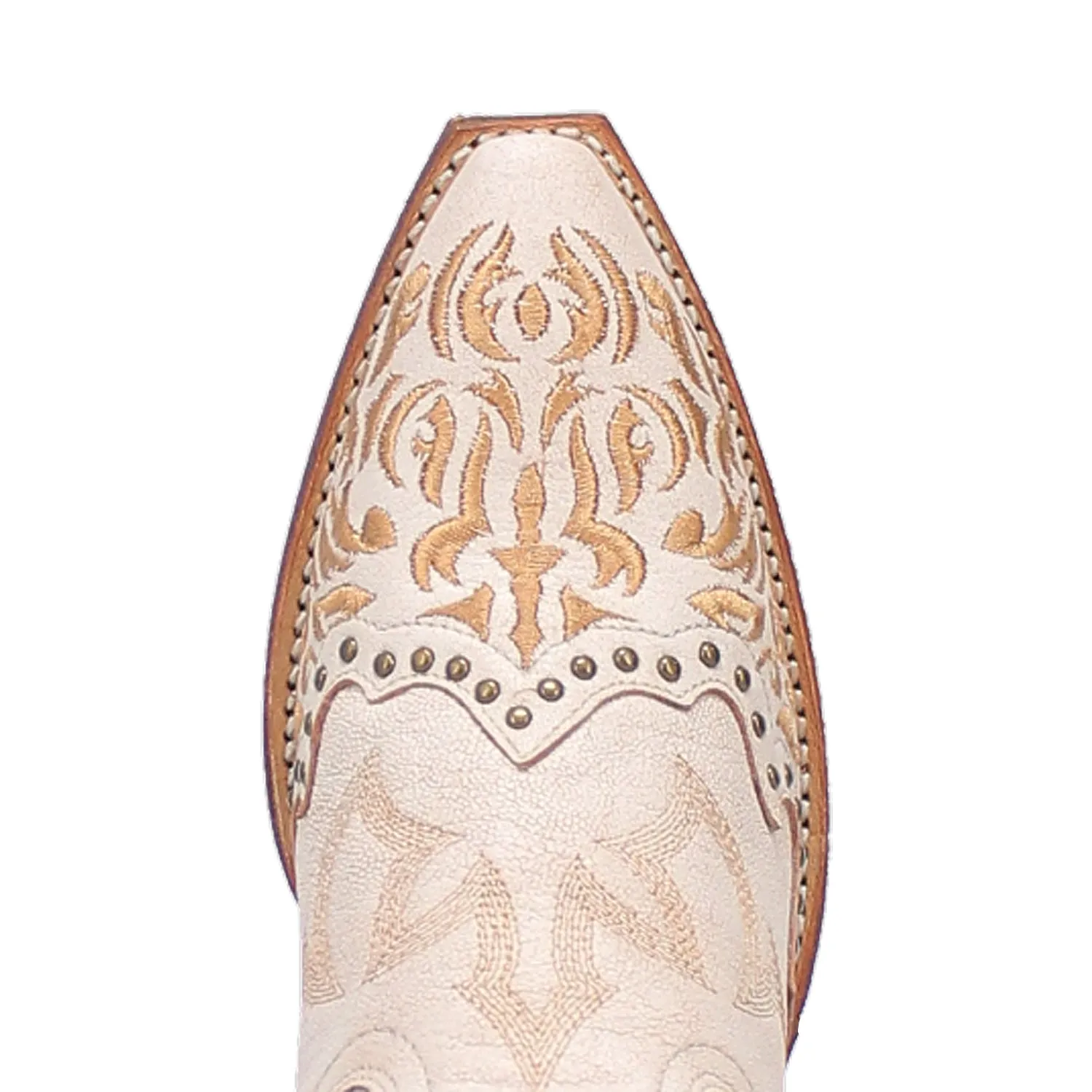 Laredo Women's Regan - White Leather Cowboy Boots.