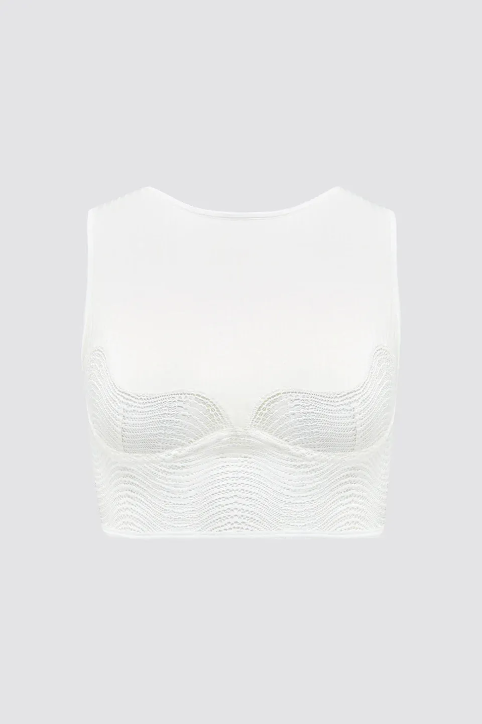 Lea white cropped top - Buy now for a stylish look.