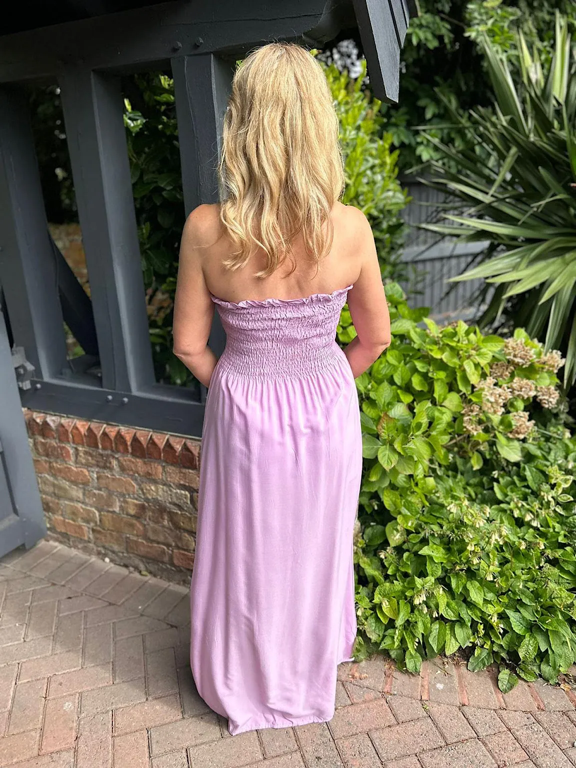 Lilac Bandeau Dress Mimi