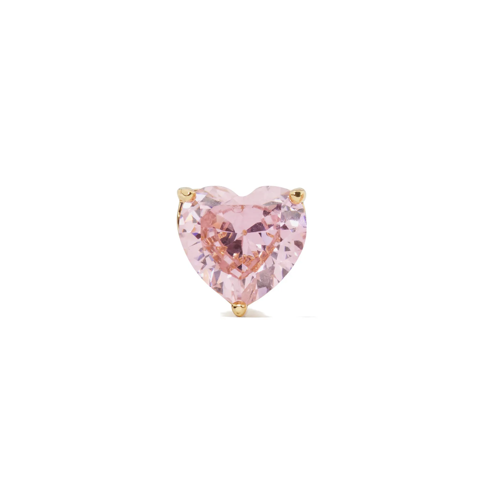 Love Heart Studs Pink