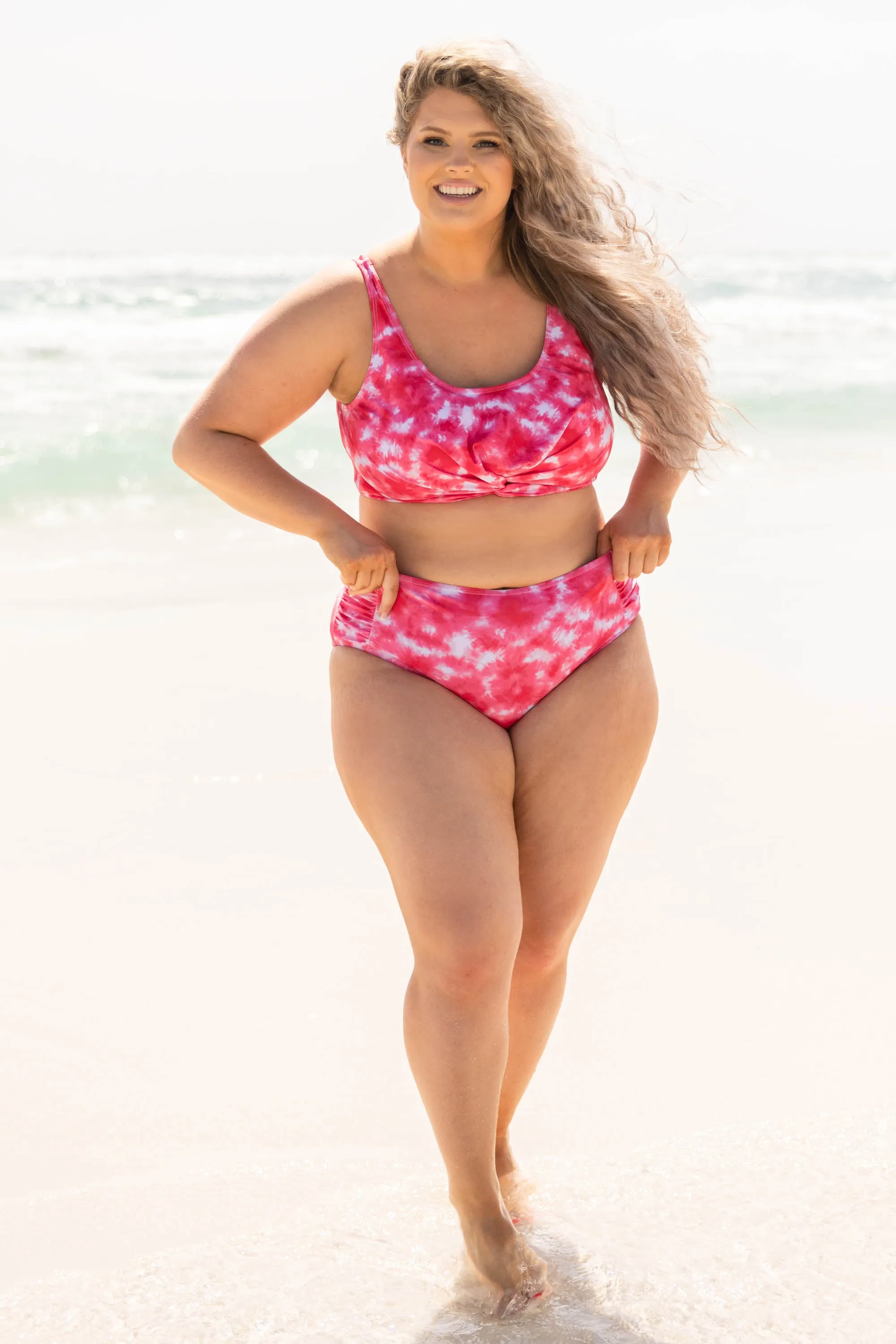 Love Swim Bottom, Tie Dye Pink, Affordable Price