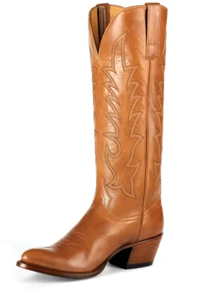 Macie Bean Women's Tan Leather Elle on Wheels Fashion Boots 10 M