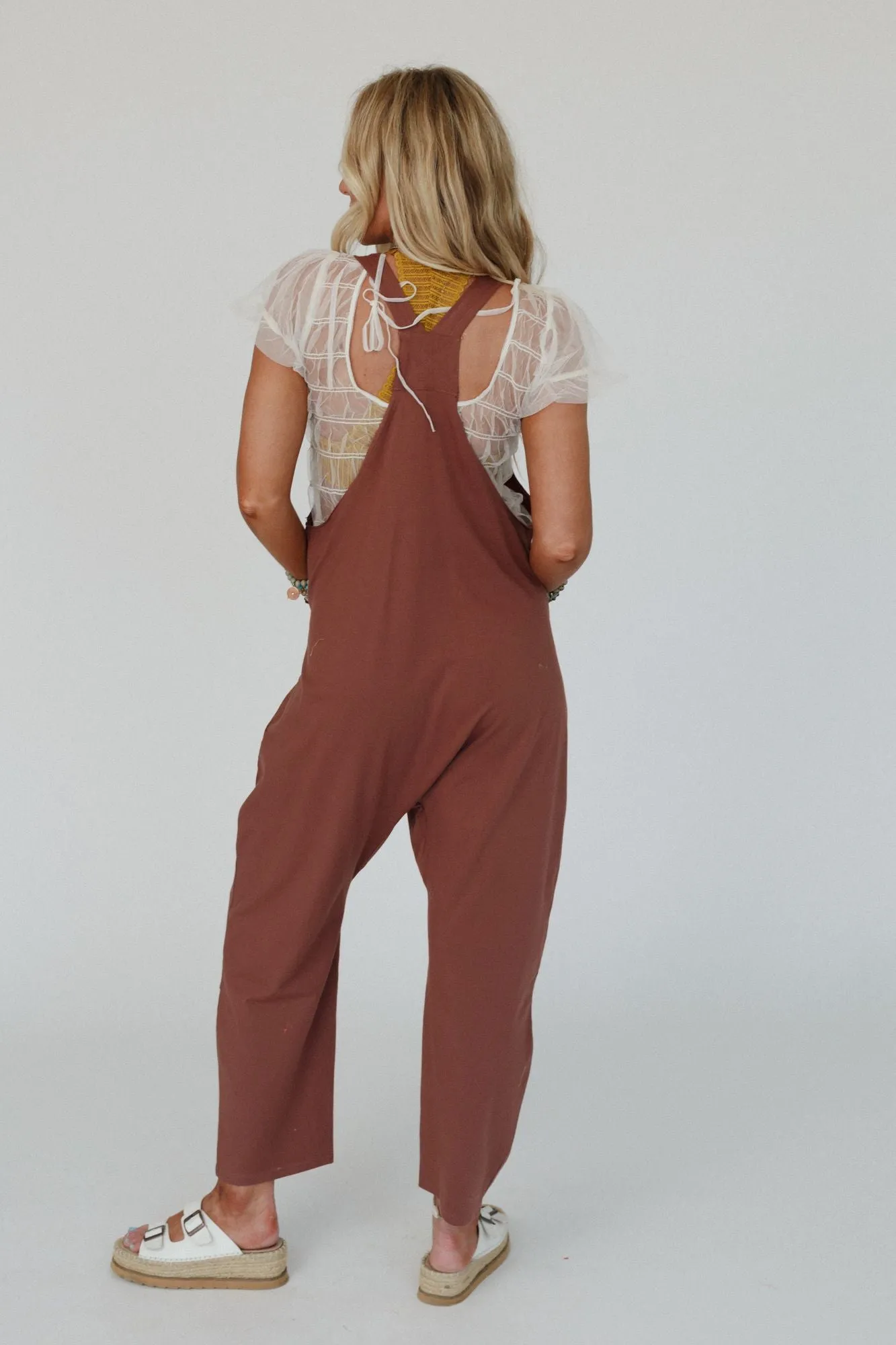 Marina Bay Jumpsuit - Mocha, Google SEO friendly words: Mocha Jumpsuit - Marina Bay