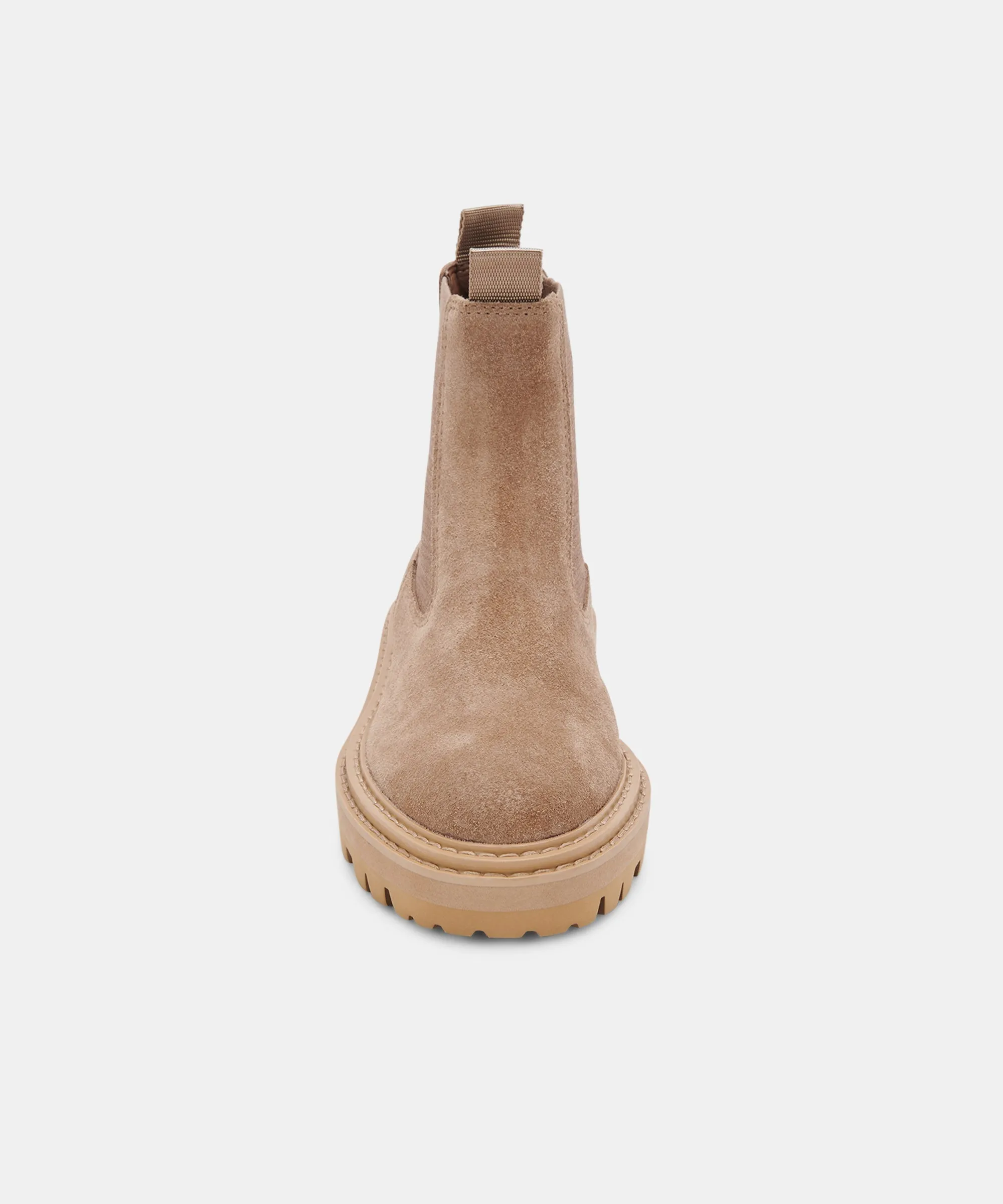 MOANA Truffle Suede Boots