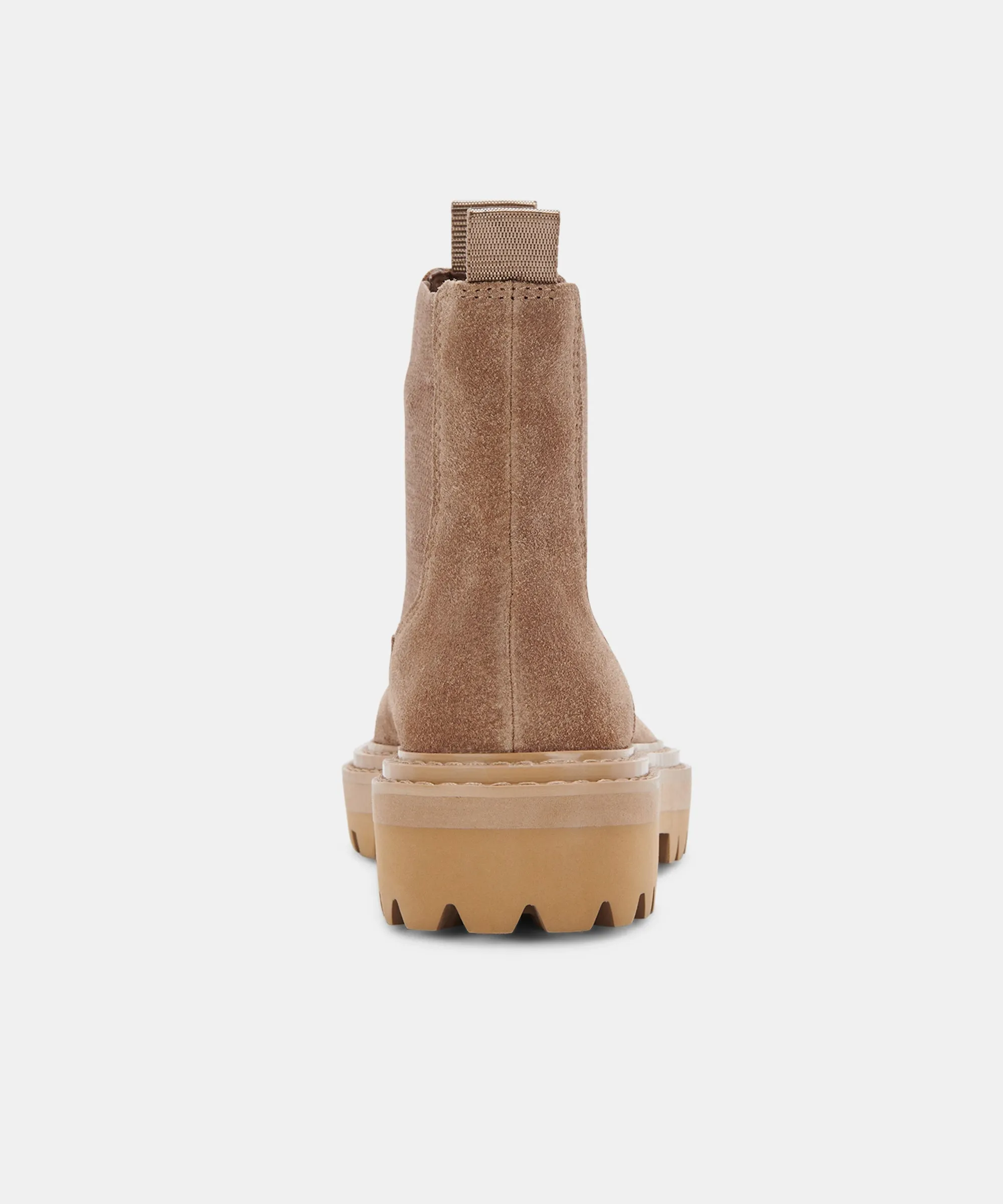 MOANA Truffle Suede Boots