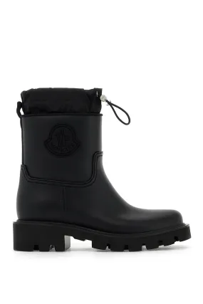 Moncler Black Rain Boots with Kickstream Technology