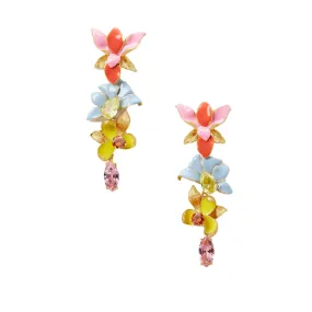 Multi Floral Frenzy Earrings - Shop Now