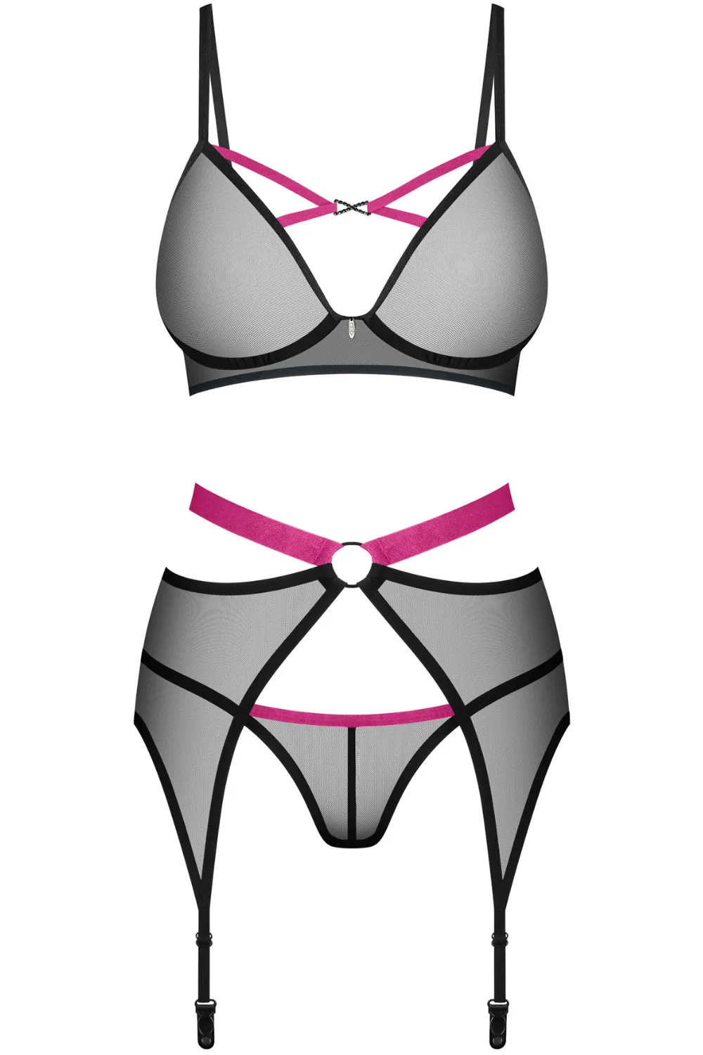 Novenes Bra, Thong & Suspender - Best Price & Quality - Shop Now