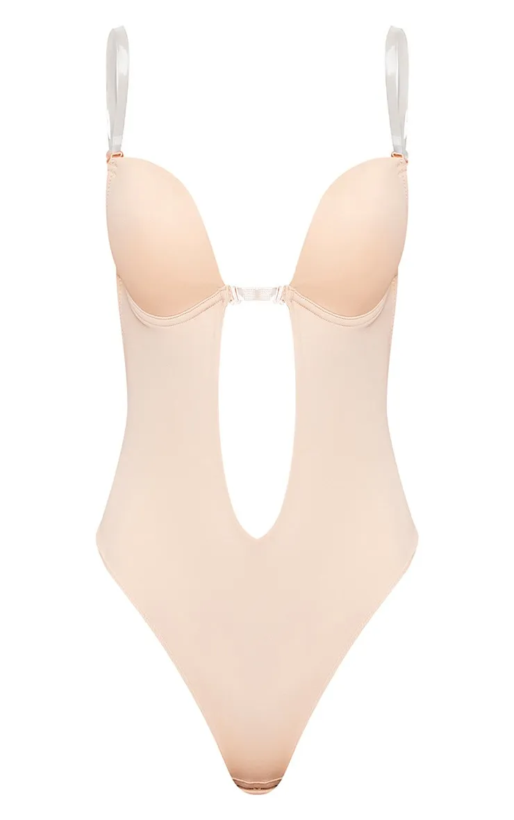 Nude Plunge Shapewear Body | Lingerie