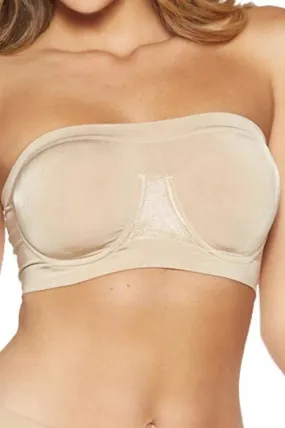 Nude Underwire Bandeau Bra - Seamless