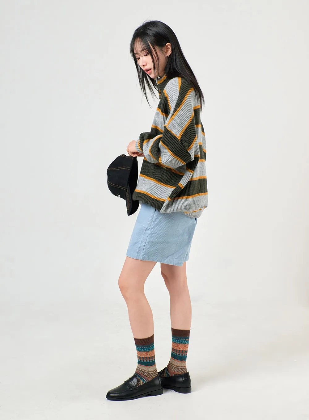 OF405 Vintage Striped Socks