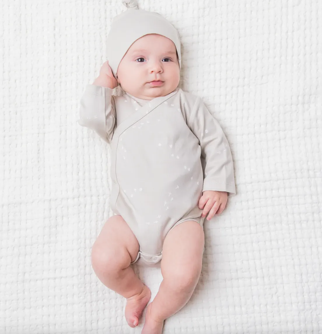 Organic Cotton Kimono Bodysuit - Colored Organics