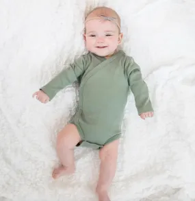 Organic Cotton Kimono Bodysuit - Colored Organics