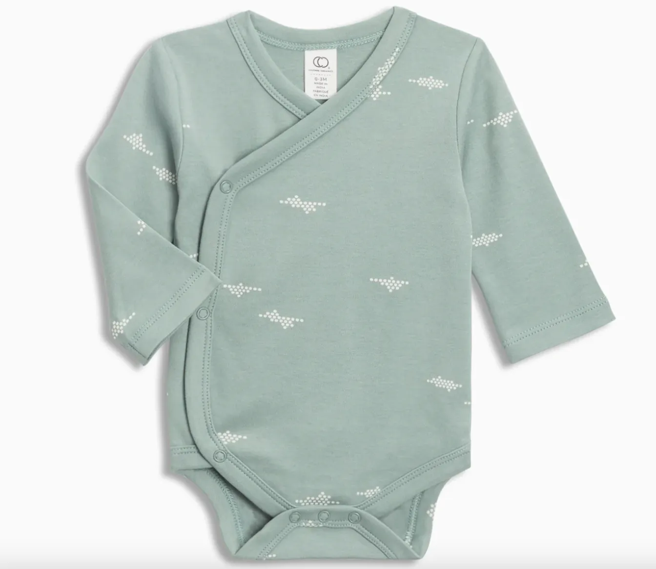 Organic Cotton Kimono Bodysuit - Colored Organics