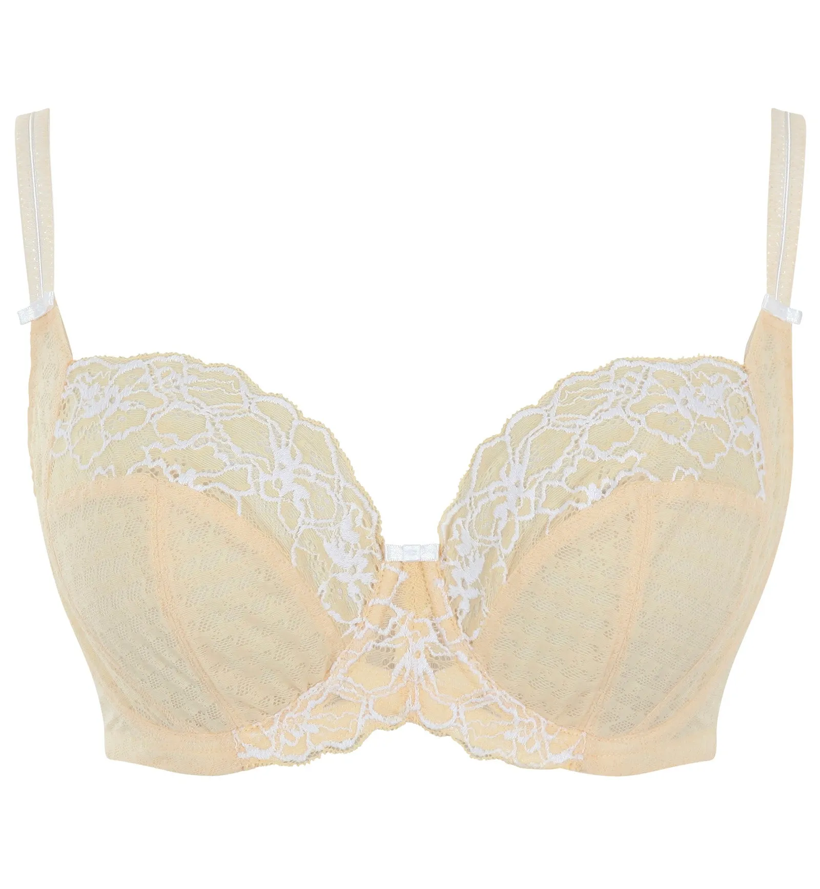 Panache Envy Balcony Bra - Lemon/White 7285