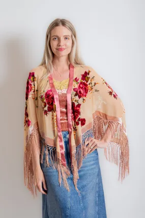 Peach Flower Kimono