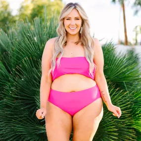 Pink Beach Boo Swim Bottom