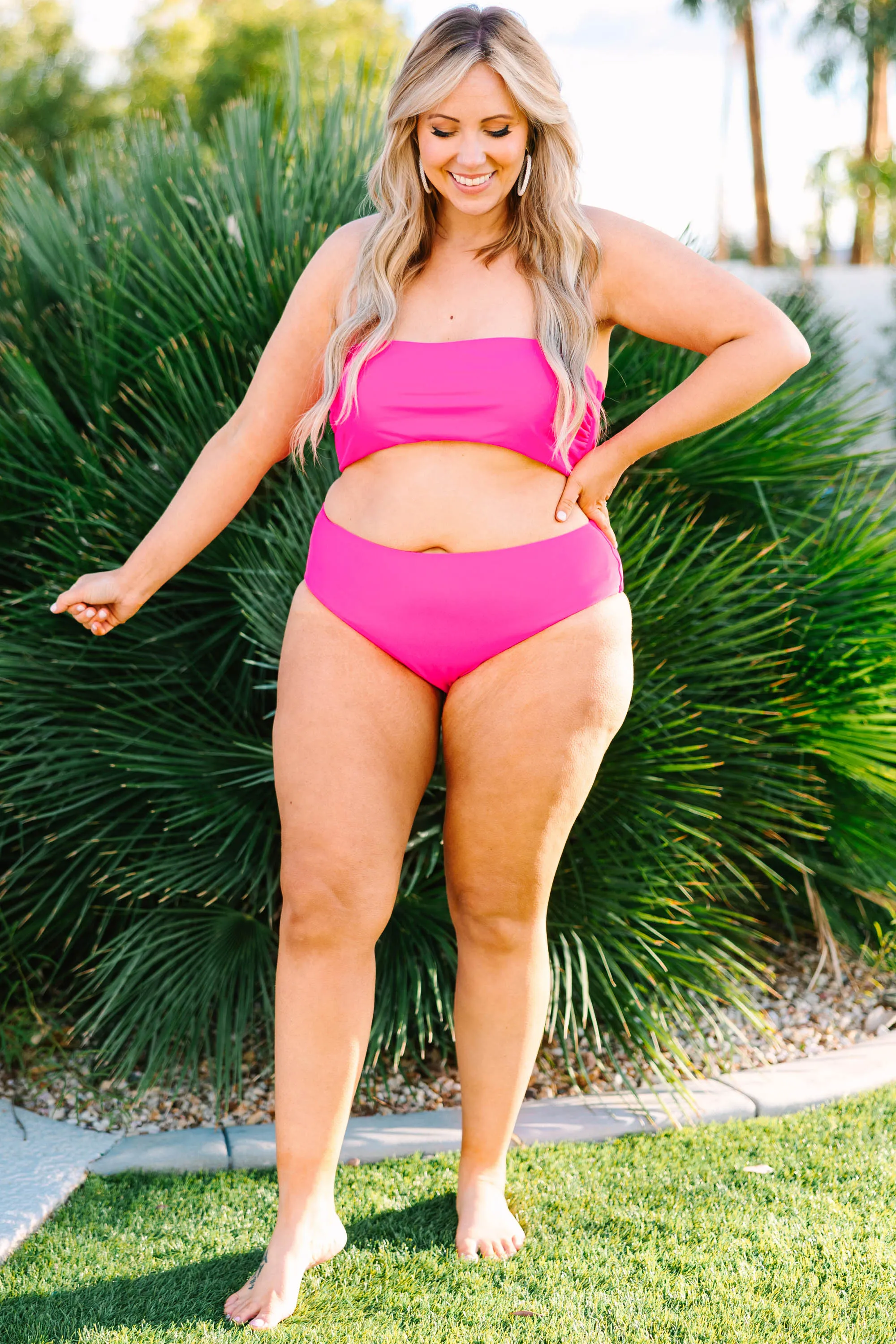 Pink Beach Boo Swim Bottom