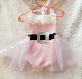 Pink Santa Sequin Tutu Romper - Best Deals and Discounts