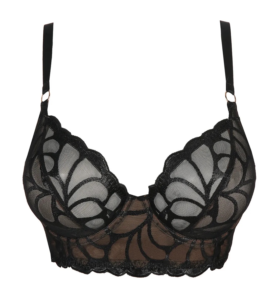 PrimaDonna Twist Black Deep Plunge Underwire Bra 0142166