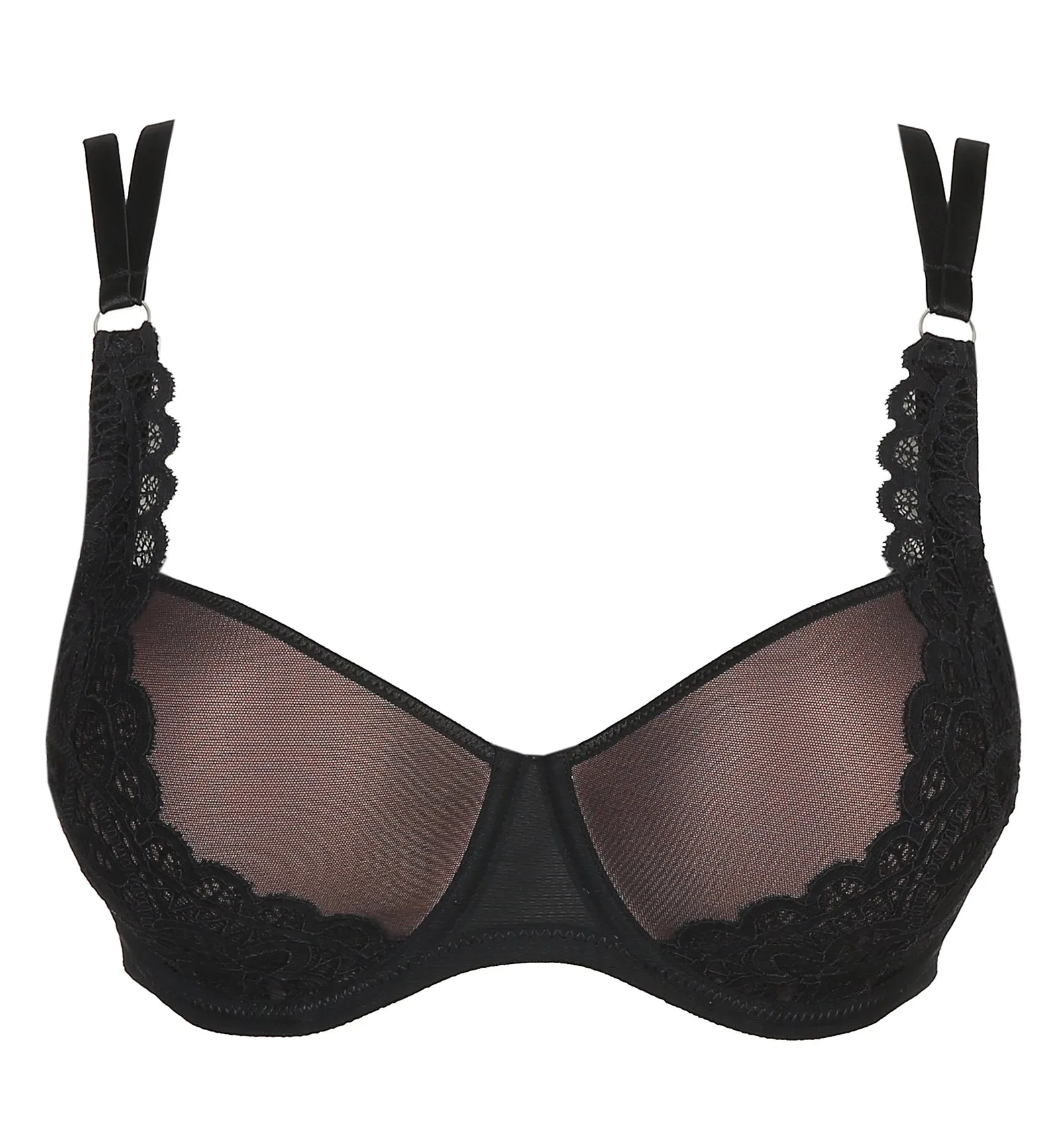 PrimaDonna Twist First Night Padded Balcony Bra in Black - 0241882