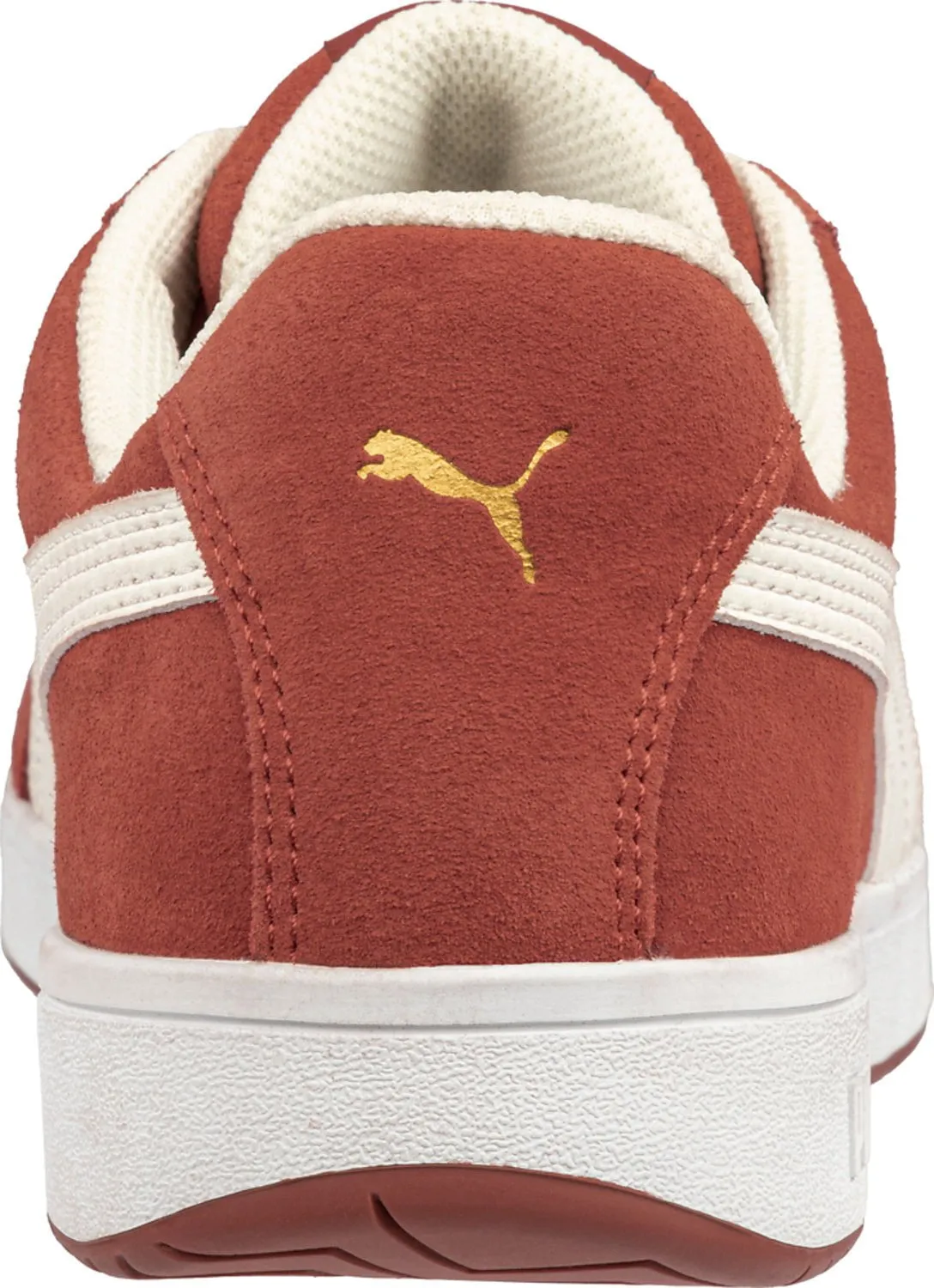 Puma Safety Low Red Suede Work Shoes - Men's Iconic, ASTM EH