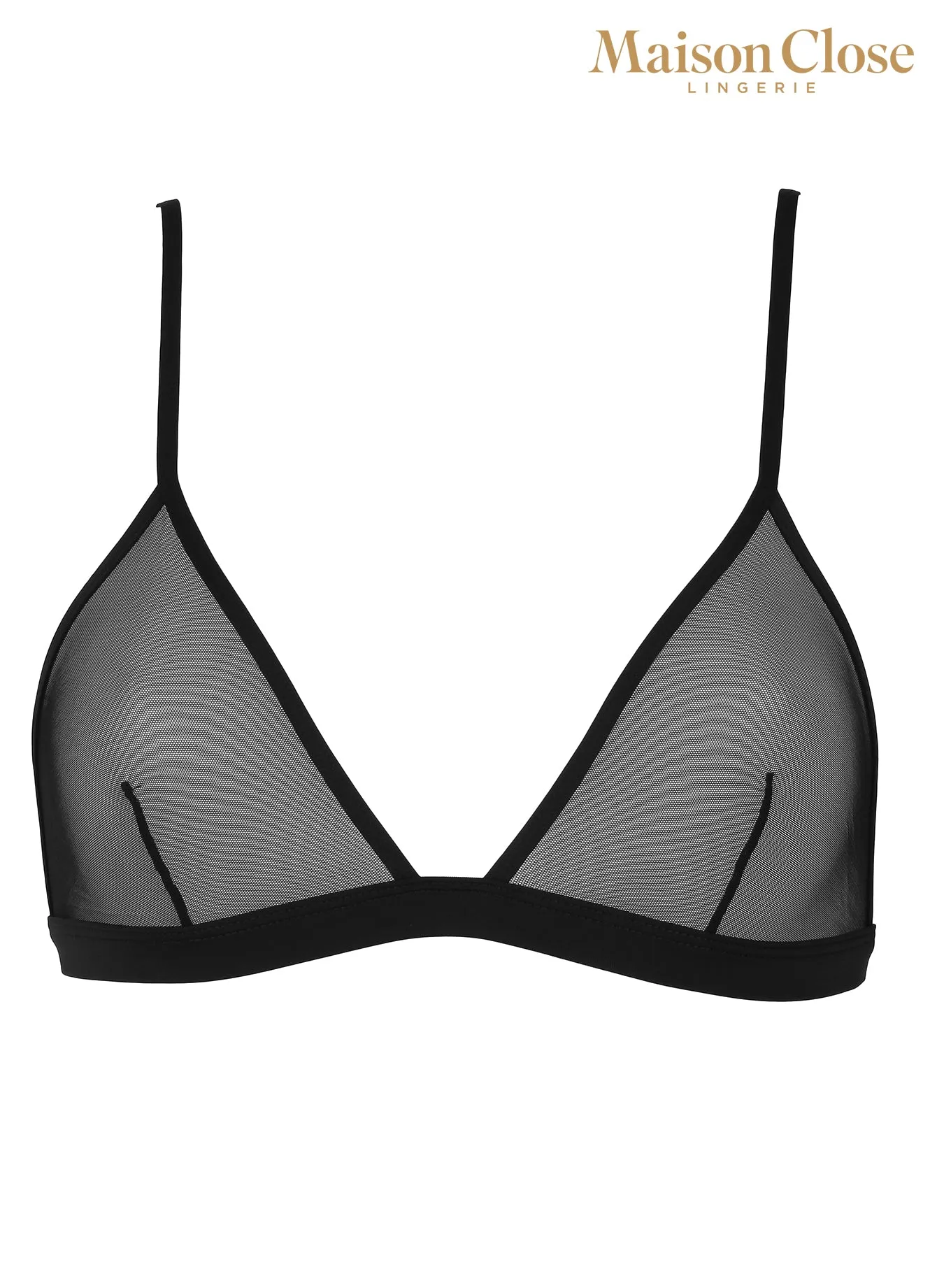 Pure Temptation Triangle Bra Black