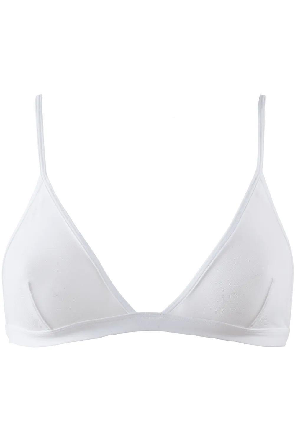 Pure Temptation White Triangle Bra