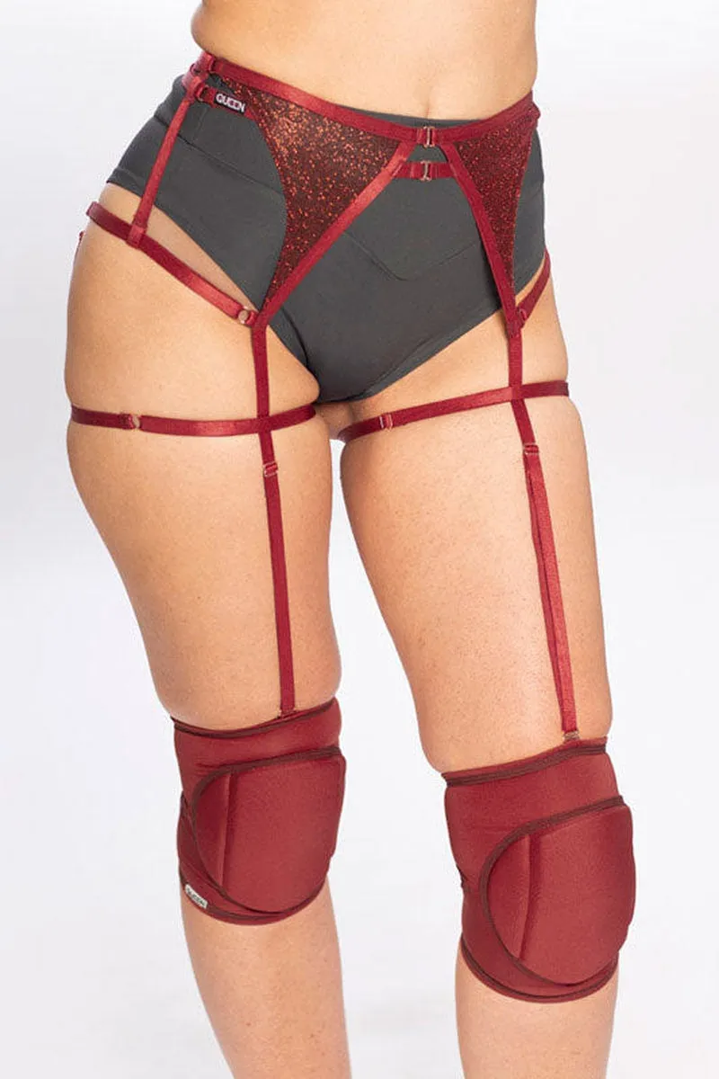 Queen Cherry Garter Belt - Shine.