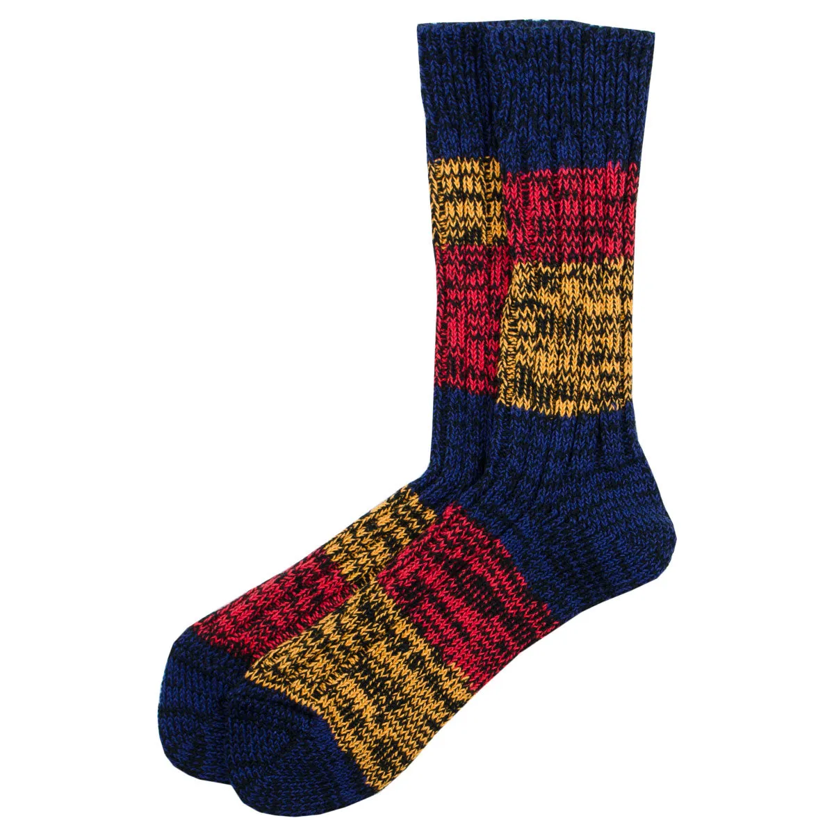 RoToTo Mixture Socks Blue Red Orange