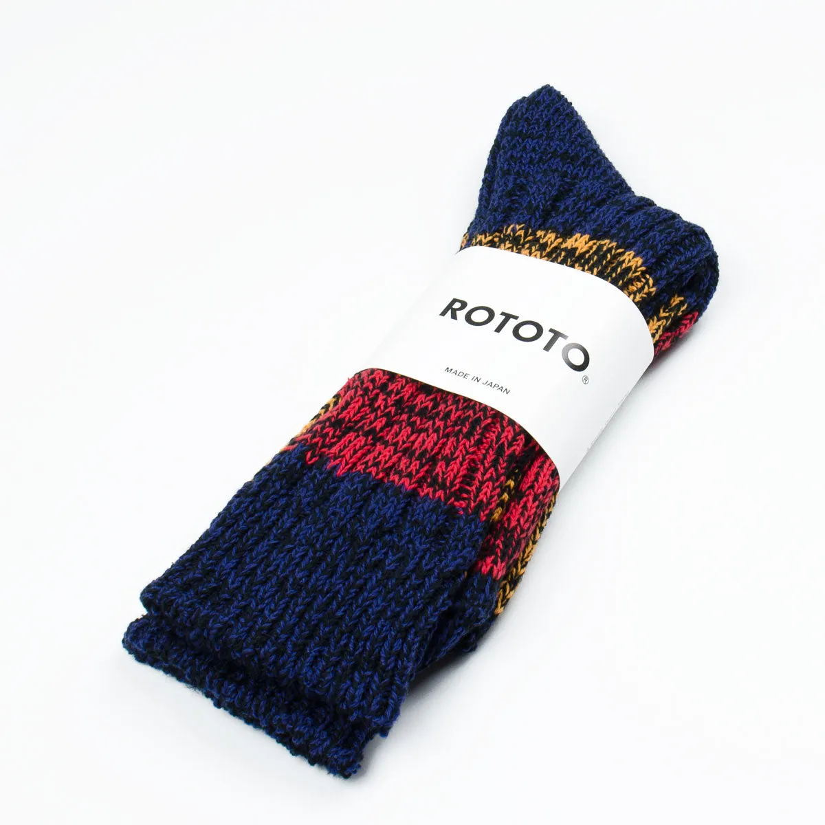 RoToTo Mixture Socks Blue Red Orange