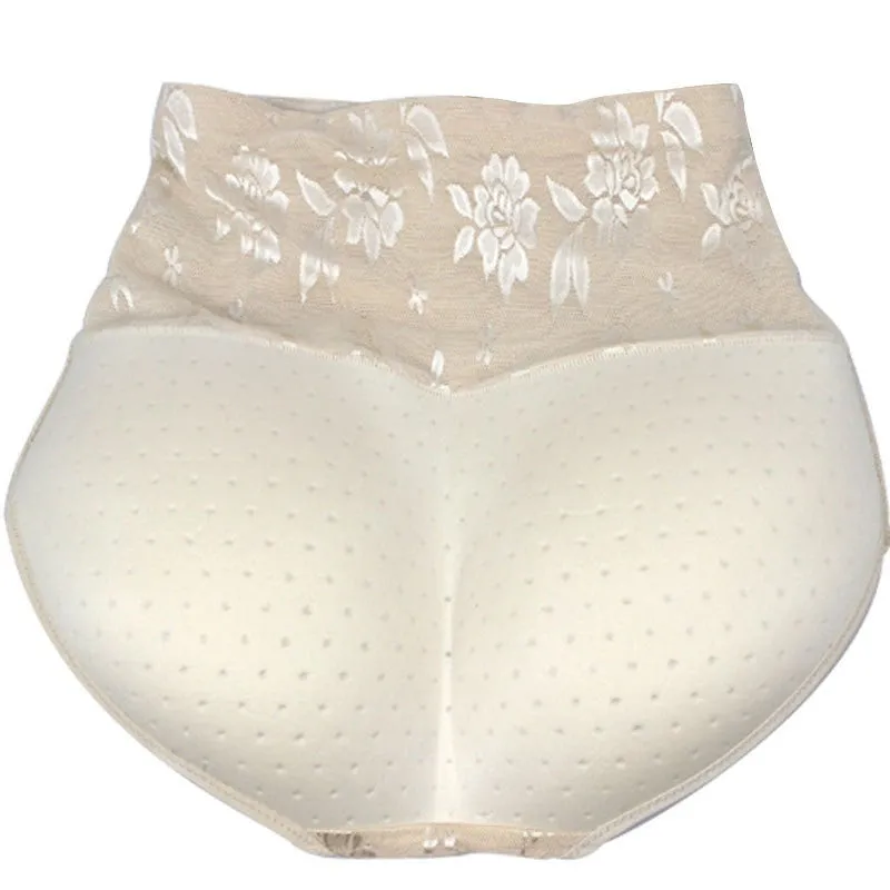 Seamless Tummy Control Shapewear Panty with Lace - High Waist Slimming Girdle Underwear