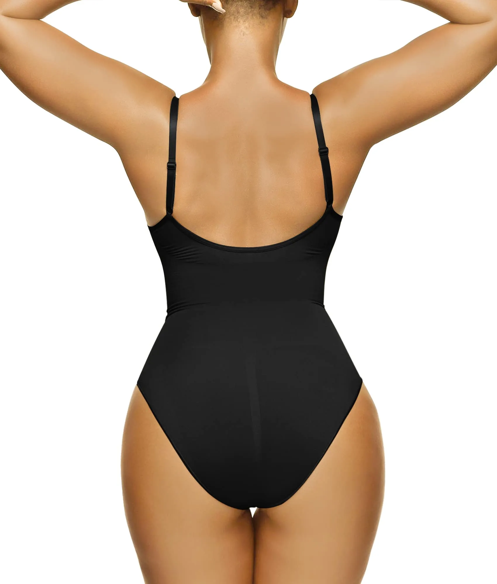 SHAPERX Tummy Control Shapewear Bodysuit with Butt Lift - Seamless Design