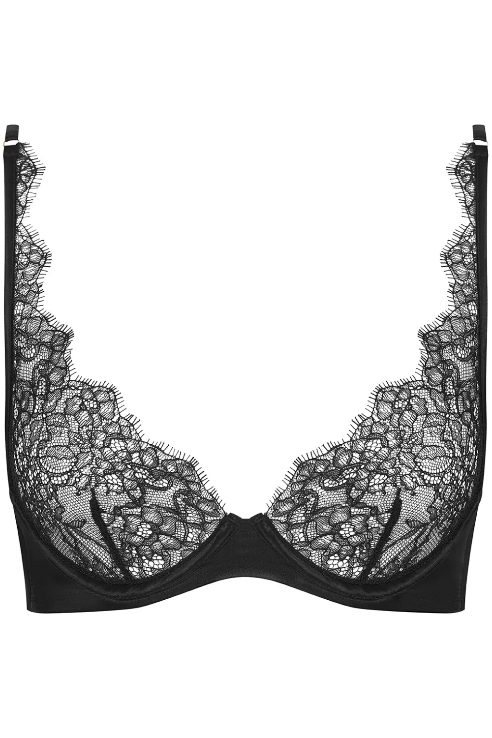 Silk and Lace Wire Bra