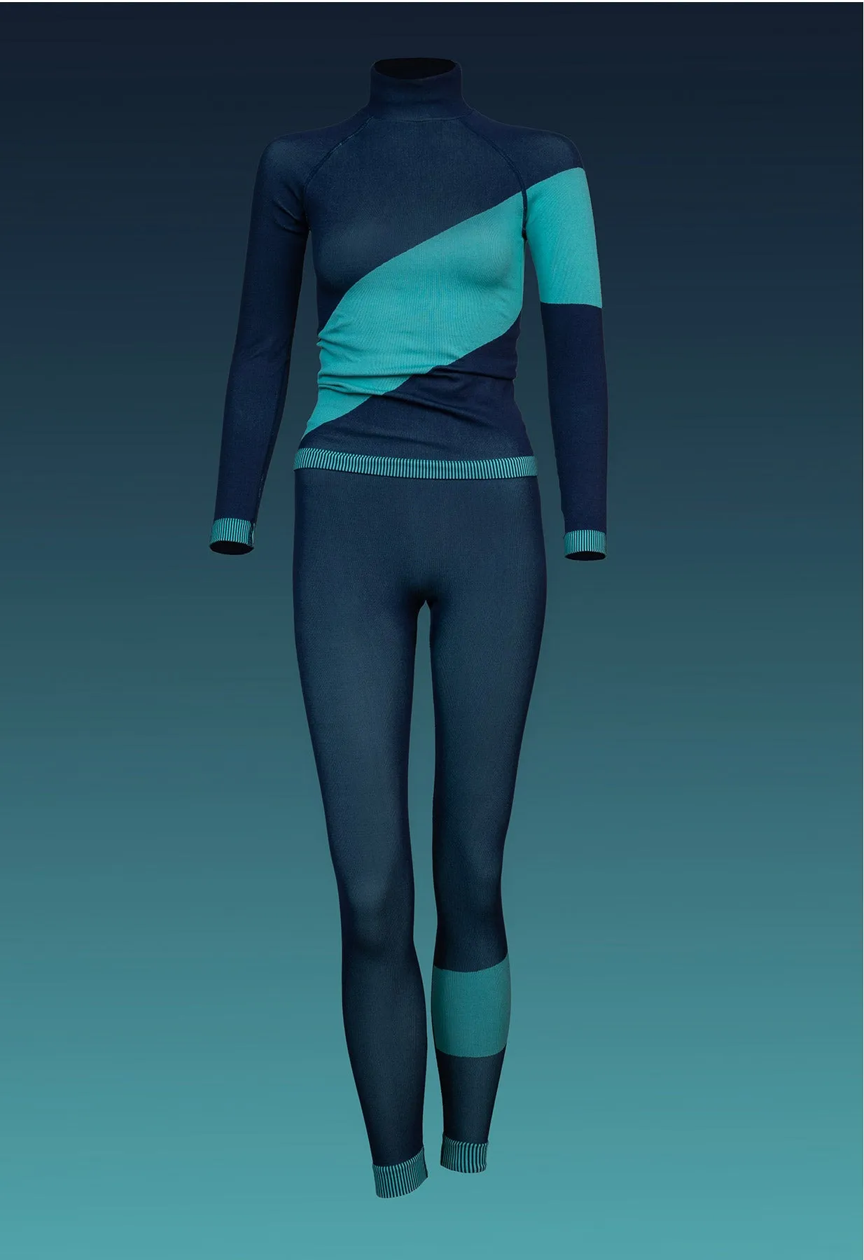 Sloobie Chamonix Navy Thermal Base Layer Top