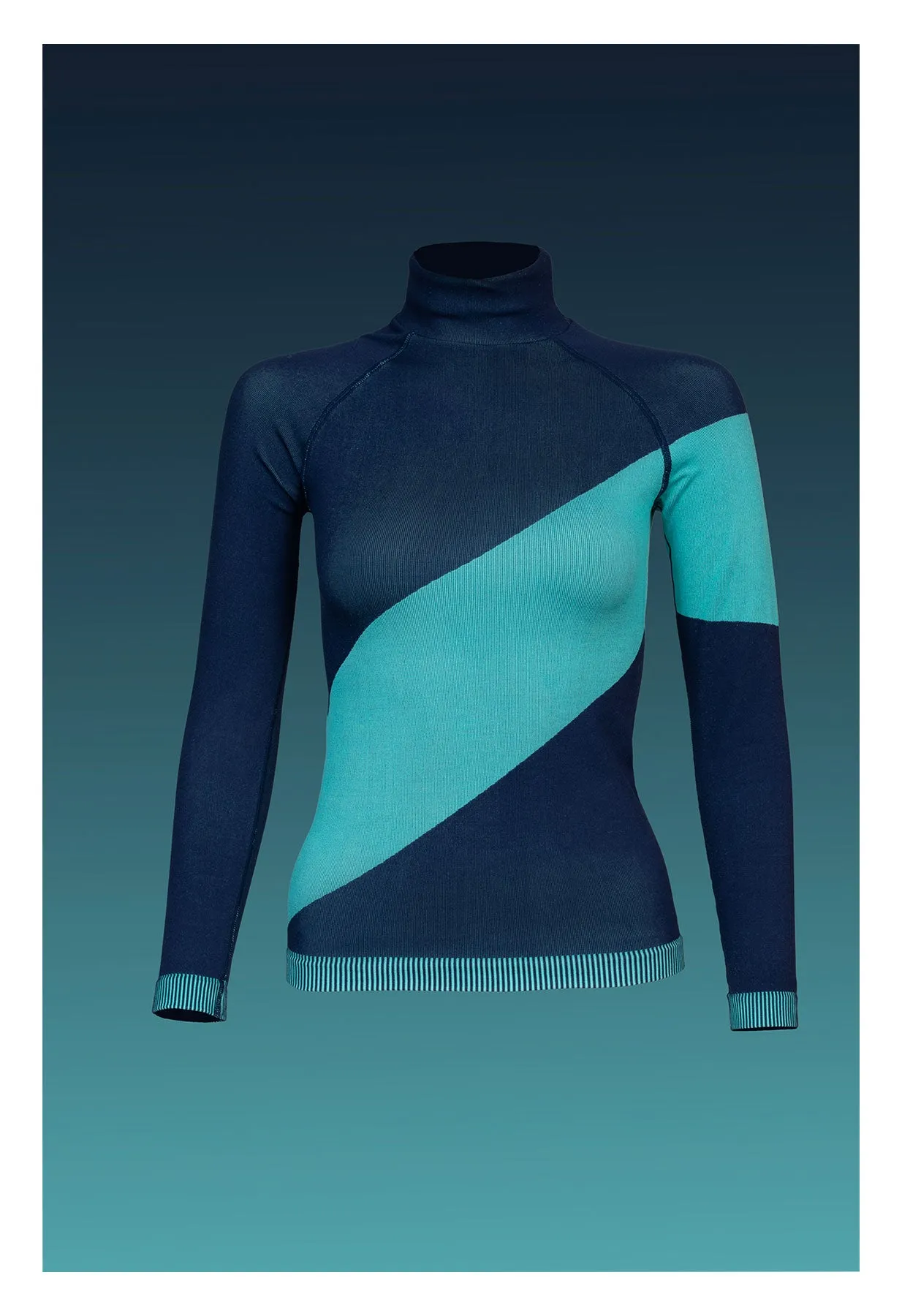 Sloobie Chamonix Navy Thermal Base Layer Top