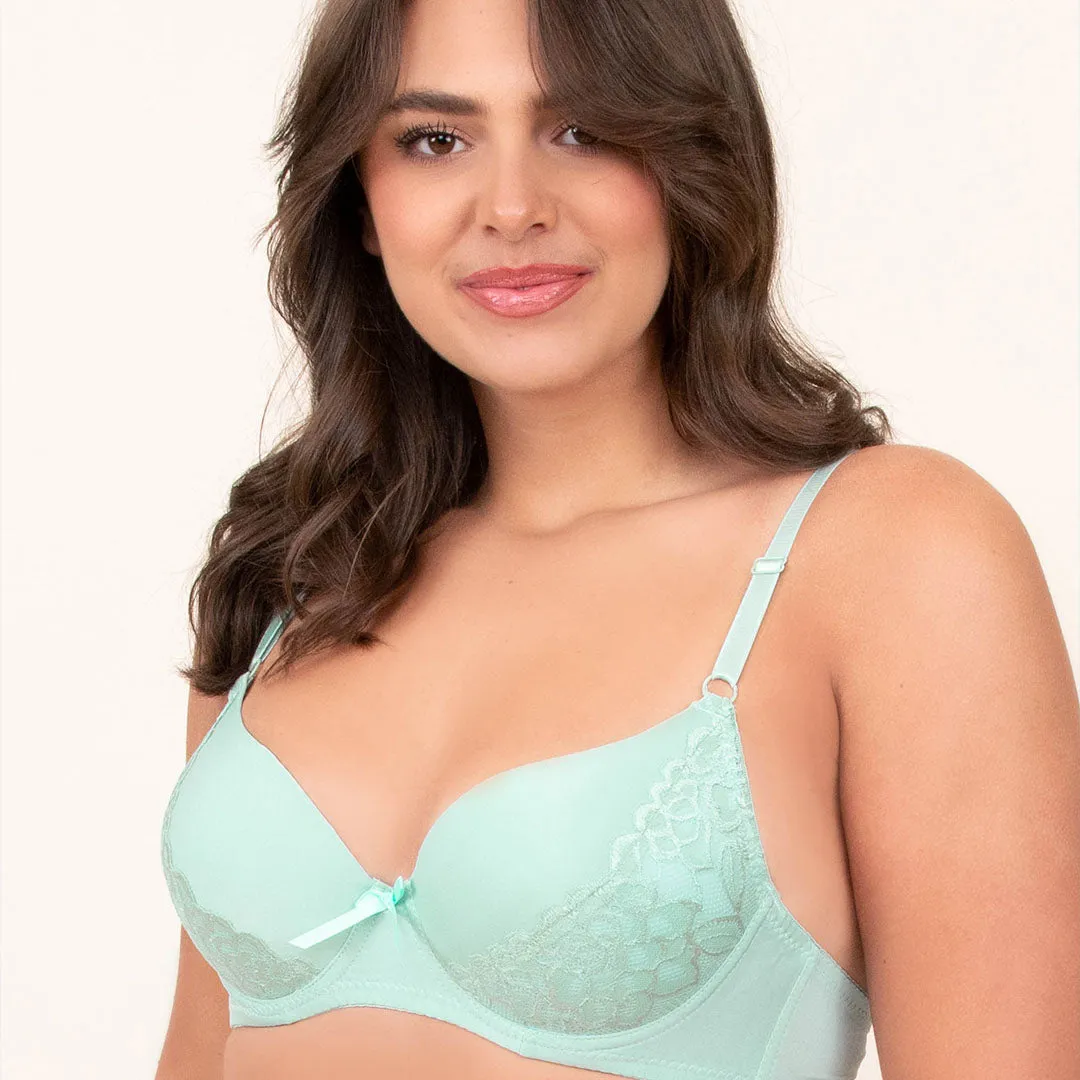 Smoke Mint Cozy Zone Bra