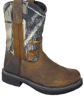 Smoky Mountain Child's Buffalo Wellington Boot - Brown/Camo 2463C